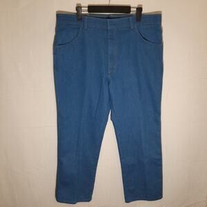 Wrangler Jeans 40x29 Men’s Regular Fit Light Blue Denim Classic Straight Leg